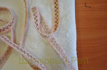 Тесьма розовая "Chanel" 2 см (д-1440)