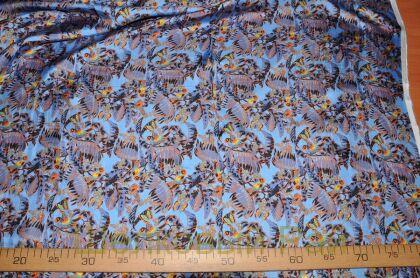 Шелк натуральный диагональ "Бабочки" (д-668)