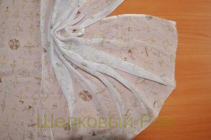 Шелковый шифон зонтики "Dior" (№-5)