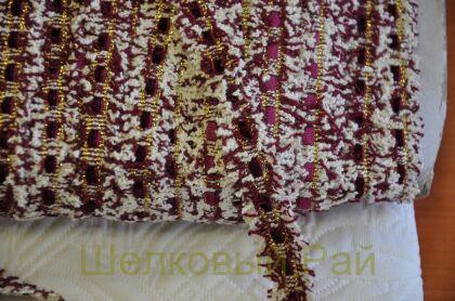 Тесьма бордовая "Chanel" 1,5 см (д-1448)