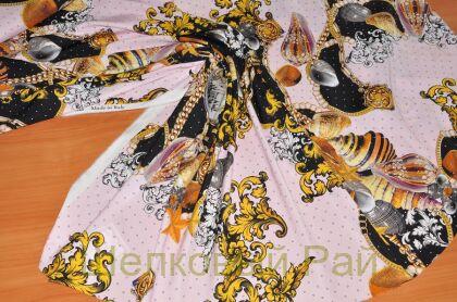 Шелк крепдешин "Versace" д-524