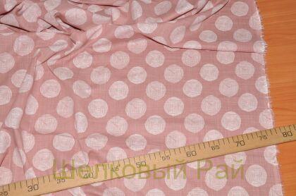 Батист-плательный цвета какао (д-487)