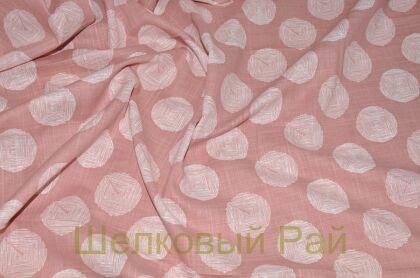 Батист-плательный цвета какао (д-487)