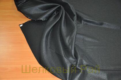 Шерсть с полиамидом черная (в-258)