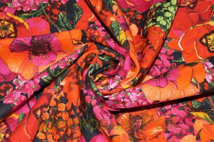 Хлопок для рубашек "Цветочный мир" (д-488)