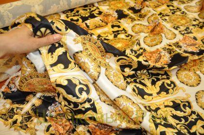 Плащевая ткань "Versace" (к-40)