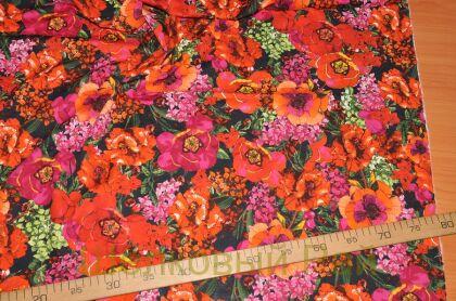 Хлопок для рубашек "Цветочный мир" (д-488)