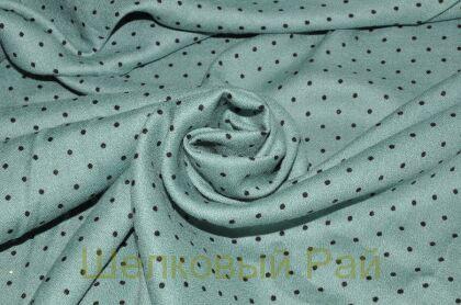 Плательная ткань в мелкий горошек (д-921)