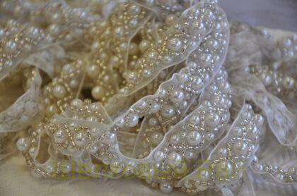 Тесьма с бисером 1,5 см (д-1439)