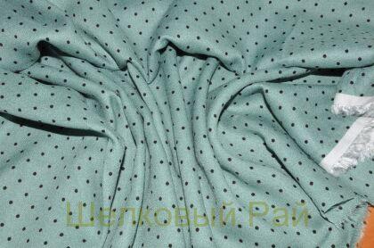 Плательная ткань в мелкий горошек (д-921)