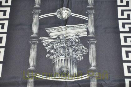 Шелк крепдешин купоны "VERSACE" (д-1059)