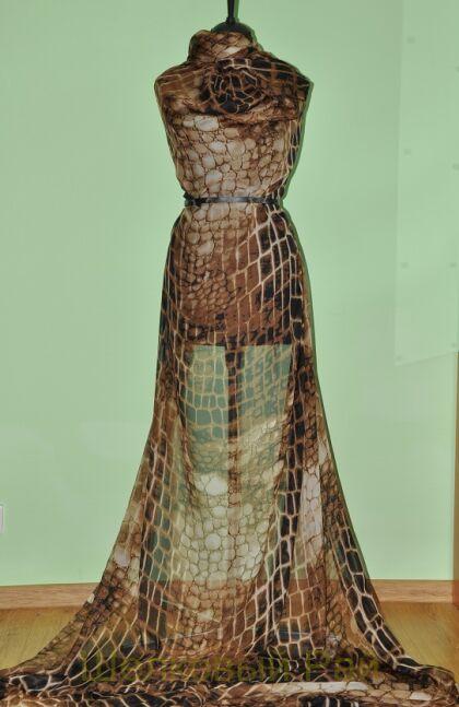 Шифон шелковый "Рептилия" ("Х")