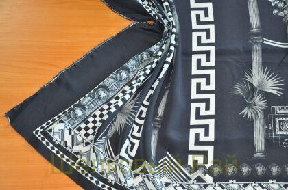 Шелк крепдешин купоны "VERSACE" (д-1059)