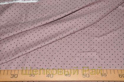 Плательная ткань в мелкий горошек (д-920)