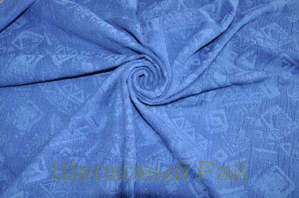 Курточная ткань синего цвета "ETRO" (г-285)