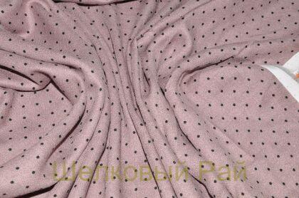 Плательная ткань в мелкий горошек (д-920)