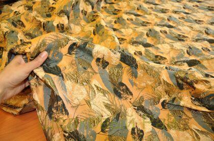 Жаккард осенние листья (к-42)