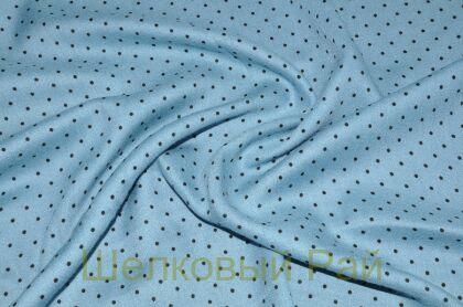 Плательная ткань в мелкий горошек (д-919)