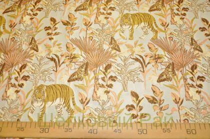 Жаккард тигры в стиле Dior (к-41)