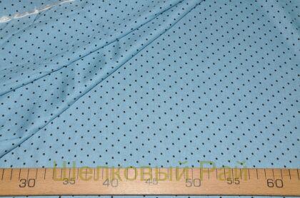 Плательная ткань в мелкий горошек (д-919)