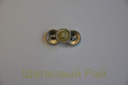 Пуговицы Chanel 18 мм, горчичный цвет (д-1422)