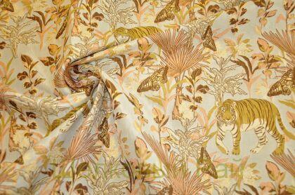 Жаккард тигры в стиле Dior (к-41)