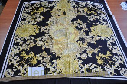 Шелк стрейч купоны "VERSACE" (д-1062)