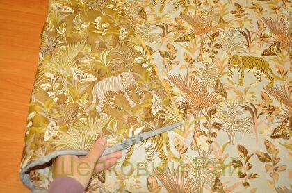 Жаккард тигры в стиле Dior (к-41)