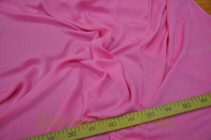 Шелк креп 100% натуральный розовый (д-1462)