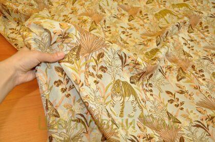 Жаккард тигры в стиле Dior (к-41)