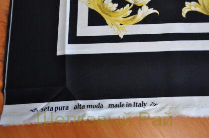 Шелк стрейч купоны "VERSACE" (д-1062)