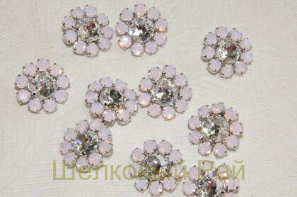 Пуговицы пришивные со стразами (21667/40)