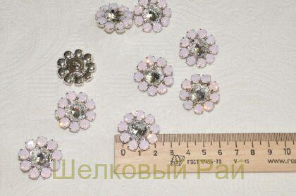 Пуговицы пришивные со стразами (21667/40)