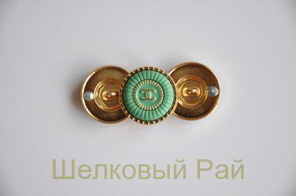 Пуговицы Chanel 22 мм цвет зеленый (д-1431)