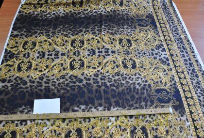 Шелк стрейч крепдешин "VERSACE" (д-1063)