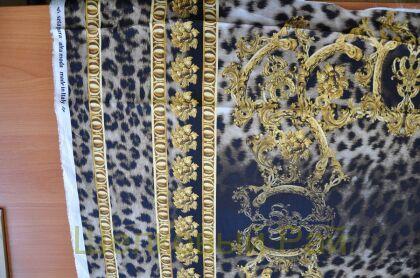 Шелк стрейч крепдешин "VERSACE" (д-1063)