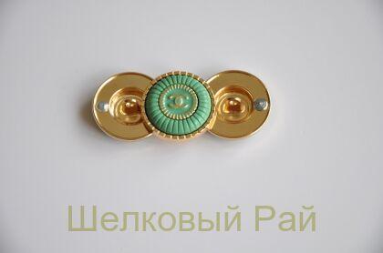 Пуговицы Chanel 22 мм цвет зеленый (д-1431)