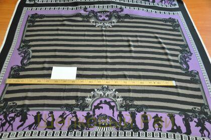 Шелк креп купоны "VERSACE" (д-1064)