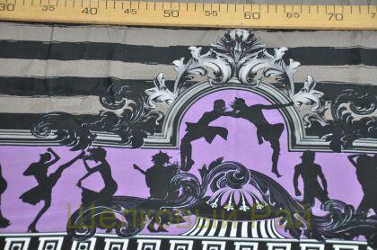 Шелк креп купоны "VERSACE" (д-1064)