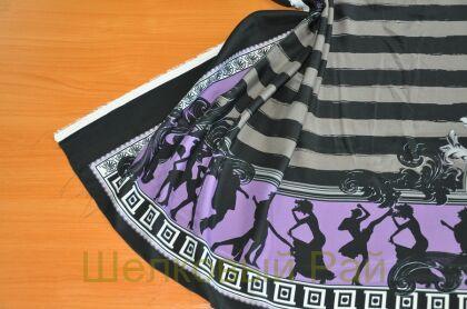 Шелк креп купоны "VERSACE" (д-1064)