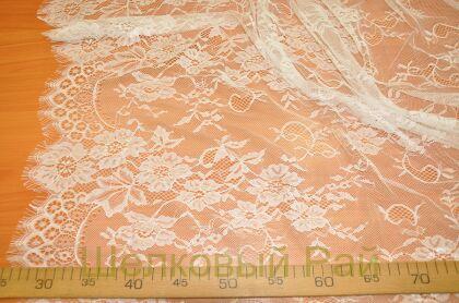 Кружево белое тонкое с фестонами "Solstiss" (к-37)