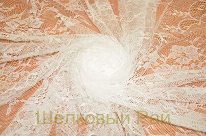 Кружево белое тонкое с фестонами "Solstiss" (к-37)