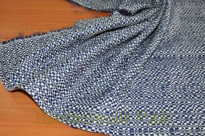 Хлопок "CHANEL" (г-277) (темно-синий)