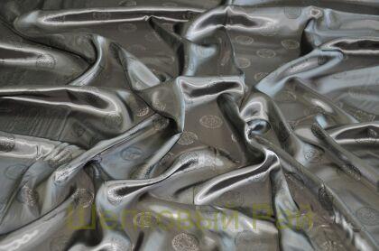 Подкладочная ткань цвет болотный "Versace" (д-977)