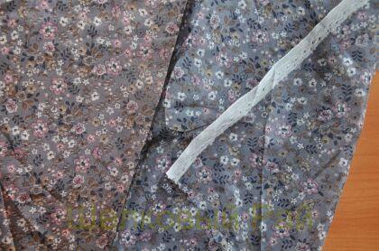 Шелк муслин "Летние цветы" (б-45)