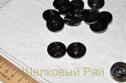 Пуговицы Chanel - 25 мм цвет никель "Chanel" (к-27)