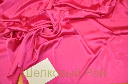Шелк розовый атлас стрейч (г-52)