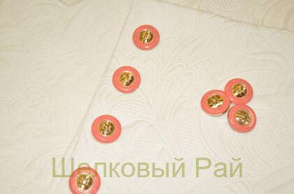 Пуговицы коралловые 24 мм "Chanel" (к-14)