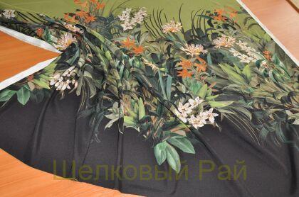 Шелк крепдешин "Blumarine" д-310 (КУПОНЫ)