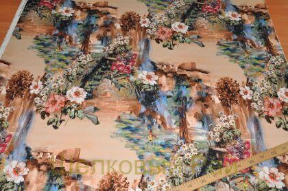 Шелк крепдешин "Alberta Ferretti" (д-318)